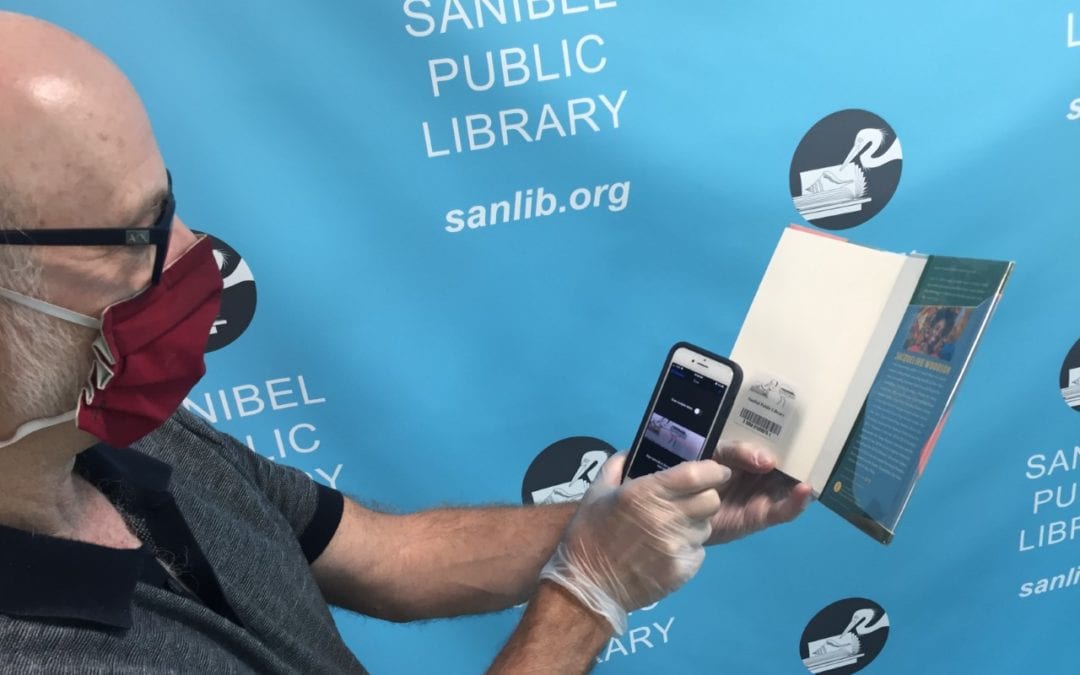 meeScan Self Check Out at Sanibel Public Library