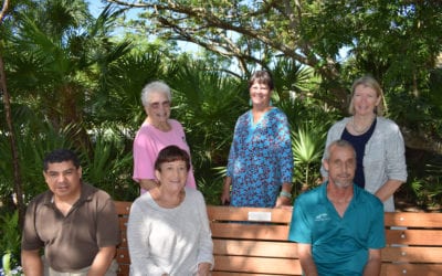 Sanibel Public Library and San Cap Art League Dedicate Bench to the Memory of Artist Ann Bischoff 