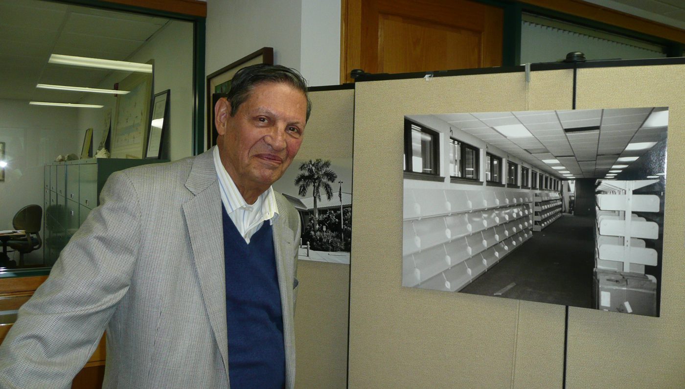 Ken Nirenberg with archive photos in 2014